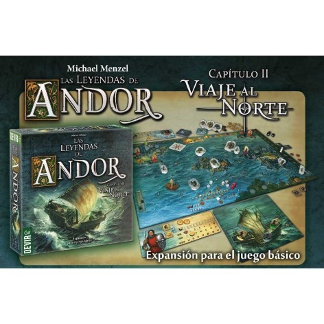 Las leyendas de Andor: Viaje al norte juego de mesa