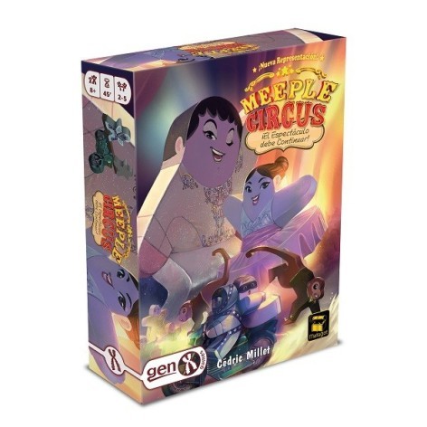 Meeple Circus: el Espectaculo debe Continuar - expansión juego de mesa