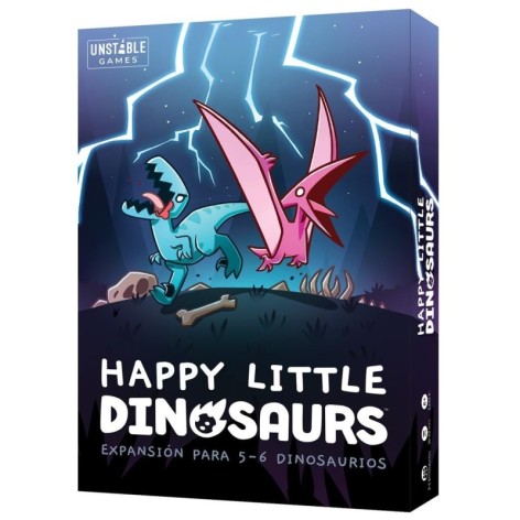 Happy Little Dinosaurs: Expansion para 5-6 Dinosaurios - expansión juego de cartas
