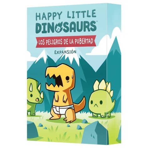 Happy Little Dinosaurs: Los Peligros de la Pubertad - expansión juego de cartas