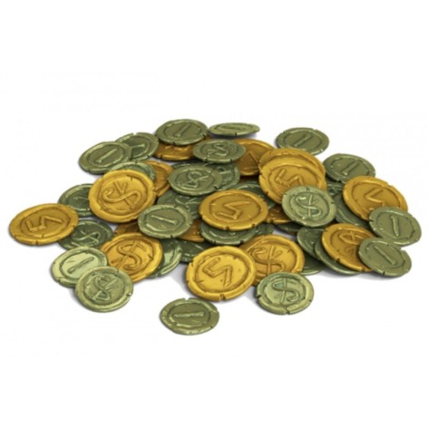 Hipocrates: Monedas metalicas accesorio juego de mesa