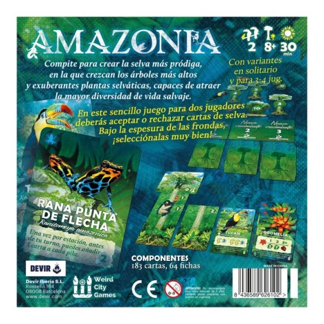Amazonia - juego de cartas