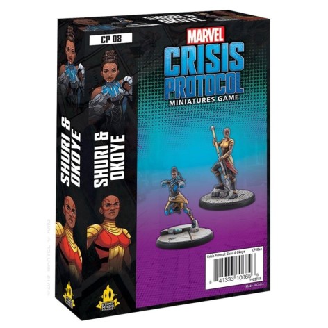 Marvel Crisis Protocol Okoye and Shuri - expansión juego de mesa