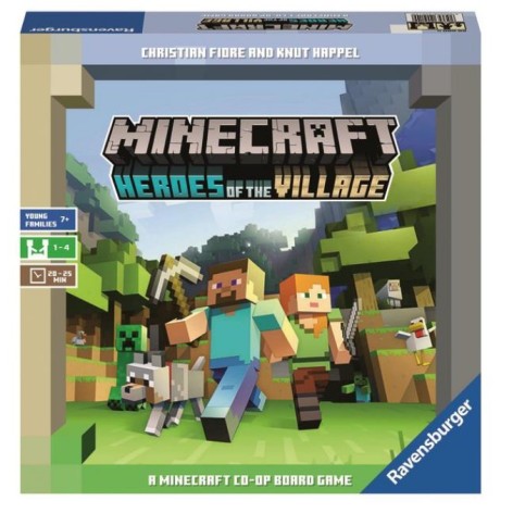 Minecraft el juego de mesa: Heroes of the Village (castellano) - juego de mesa