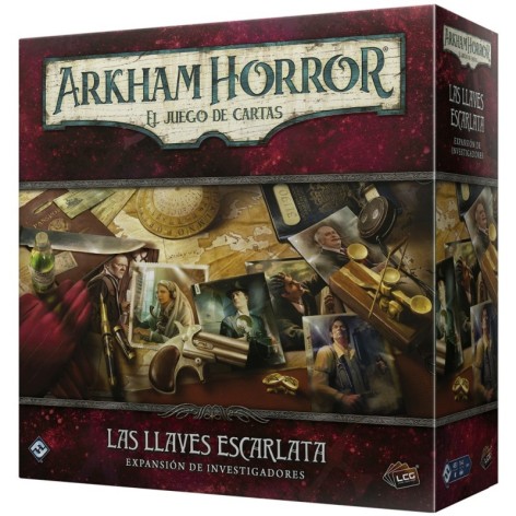 Arkham Horror: Las Llaves Escarlata - Expansion Investigadores - expansión juego de cartas