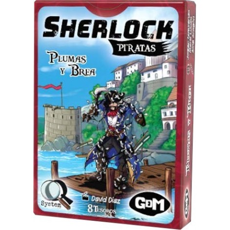 Serie Q Sherlock Piratas: Plumas y Brea - juego de cartas