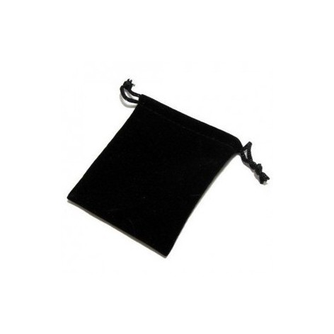 Bolsa de terciopelo negro 80x110 MM