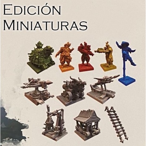 La Gran Muralla: Polvora Negra (version miniaturas) - expansión juego de mesa