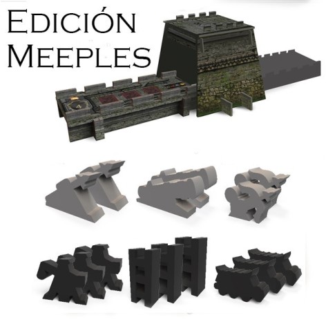 La Gran Muralla: Polvora Negra (version meeples) - expansión juego de mesa