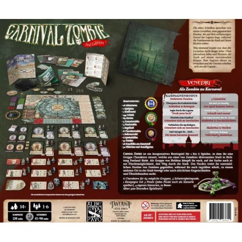 Carnival Zombie: Segunda Edicion - juego de mesa