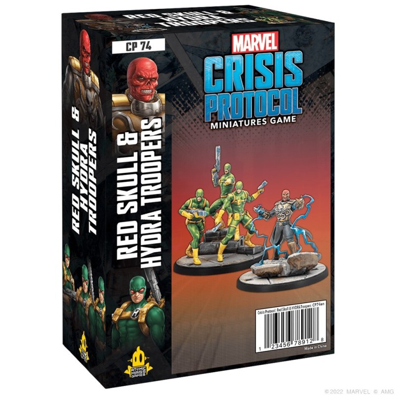 Marvel Crisis Protocol: Red Skull and Hydra Troops - expansión juego de mesa