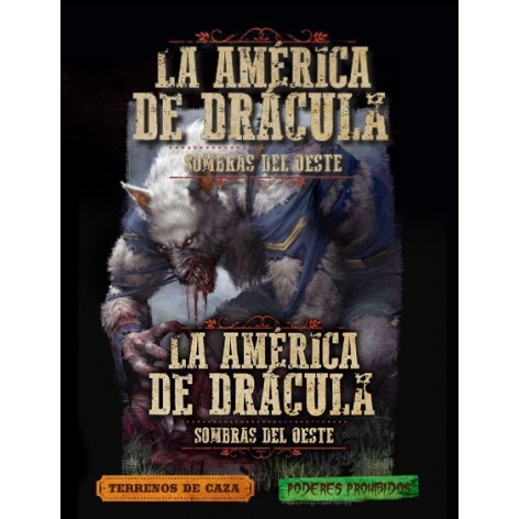 Pack La America de Dracula. Sombras del Oeste: Terrenos de caza y Poderes Prohibidos - suplemento de rol