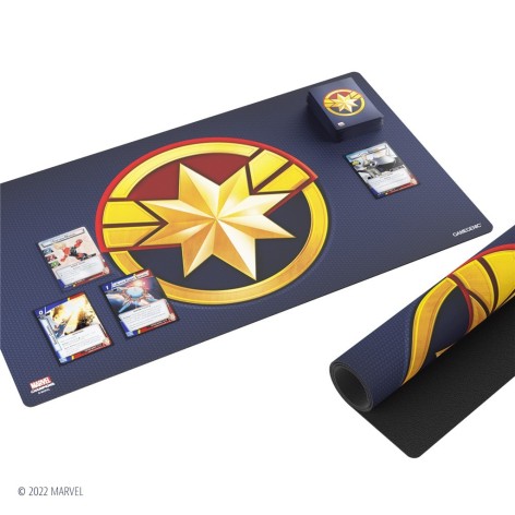 Marvel Champions: Game Mat Captain Marvel (tapete de juego) - accesorio juego de cartas