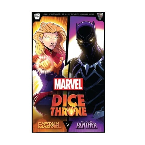 Marvel Dice Throne: Captain Marvel v. Black Panther - juego de cartas 