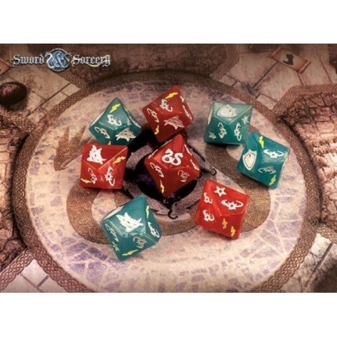 Sword and Sorcery: Set de Dados - accesorio juego de mesa