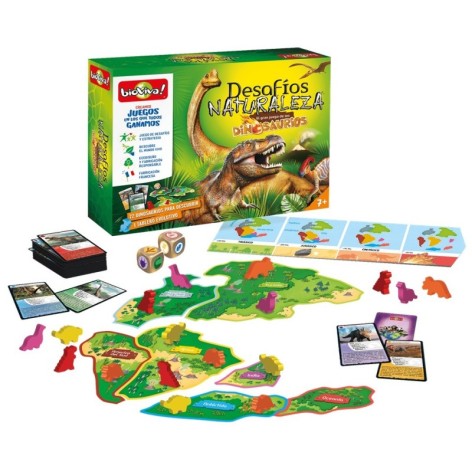 Desafios de la Naturaleza: el Gran Juego de los Dinosaurios - juego de mesa para niños