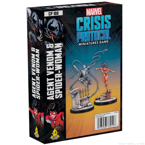 Marvel Crisis Protocol: Agent Venom and Spider Woman - expansión juego de mesa
