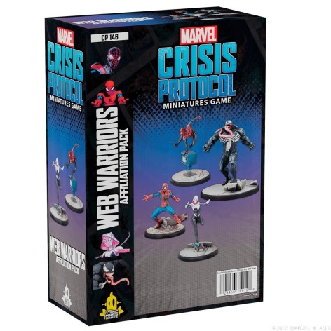 Marvel Crisis Protocol: Web Warriors Affiliation Pack - expansión juego de mesa