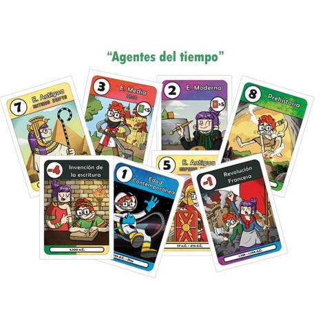 Agentes del Tiempo - juego de cartas