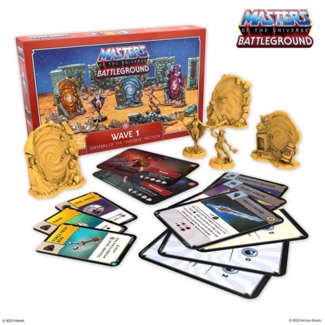 Masters of the Universe Battleground: Wave 1 Masters of the Universe Faction (castellano) - expansion juego de mesa