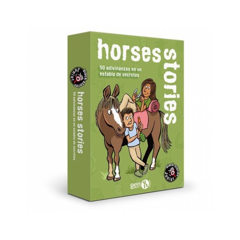 Black Stories Junior: Horses Stories - juego de cartas para niños
