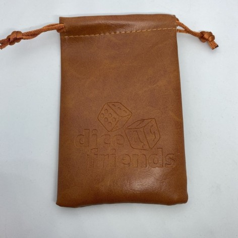 Bolsa para dados cuero PU Marron 110 x 70 mm