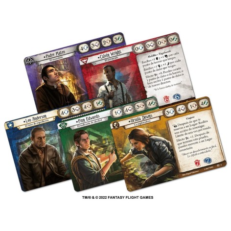 Arkham Horror: La Era Olvidada - Expansion Investigadores - expasión juego de cartas