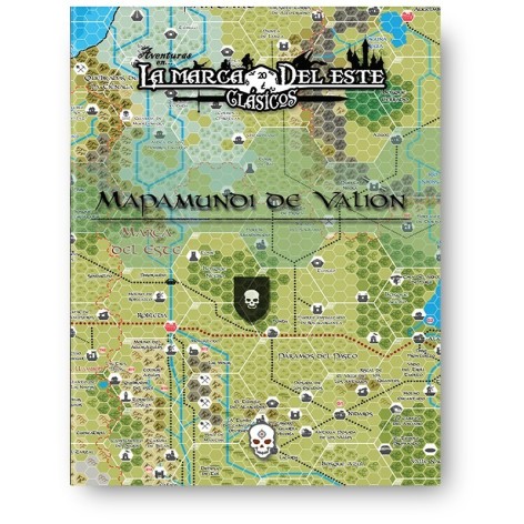 Aventuras en la Marca del Este: Mapamundi de Valion - suplemento de rol