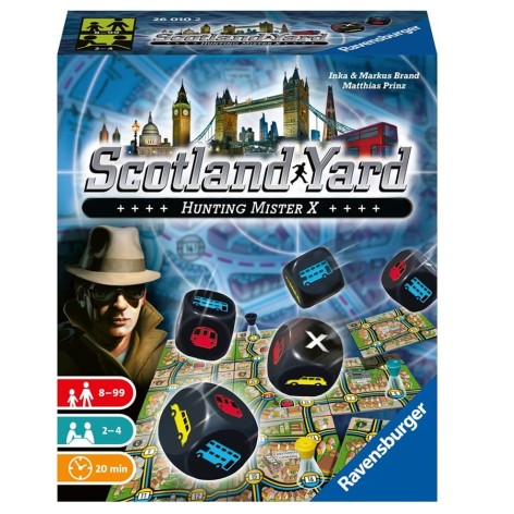Scotland Yard - The Dice Game (castellano) - juego de dados