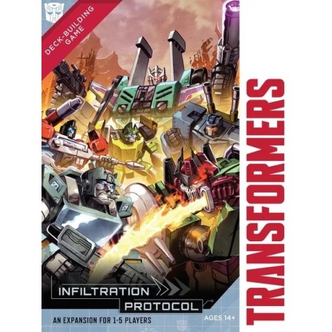 Transformers Deck Building Game: Infiltration Protocol - expansión juego de cartas