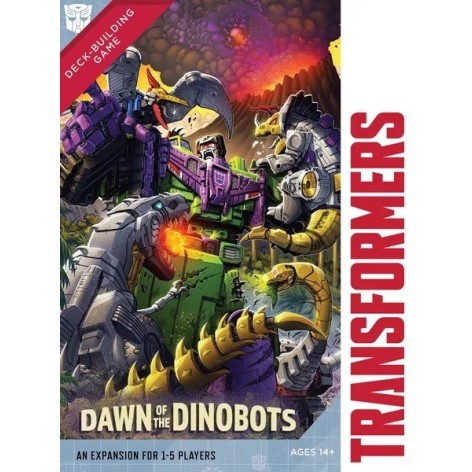 Transformers Deck Building Game: Dawn of the Dinobots - expansión juego de cartas