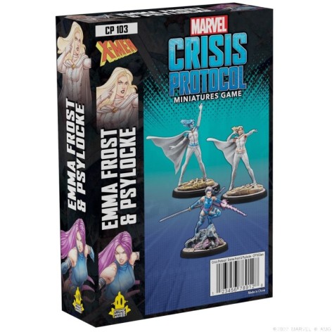 Marvel Crisis Protocol: Emma Frost y Psylocke - expansión juego de mesa