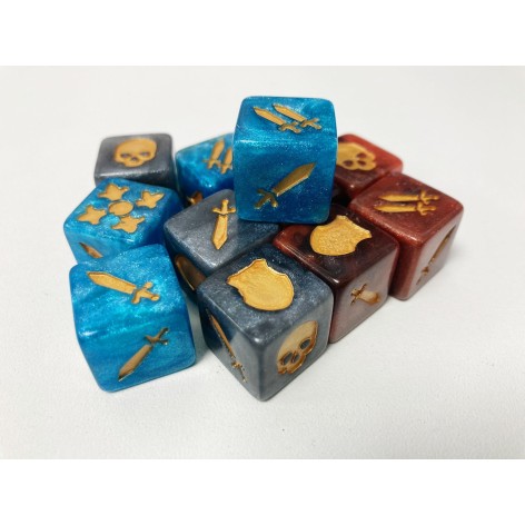 Knight Tales: Marbled Effect Dice Set