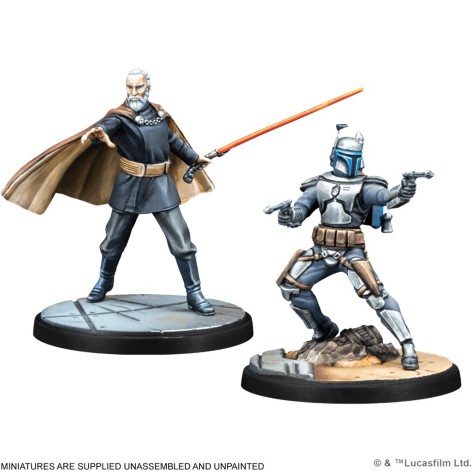 Star Wars Shatterpoint: Twice the Pride Count Dooku Squad Pack (castellano) - expansión juego de mesa