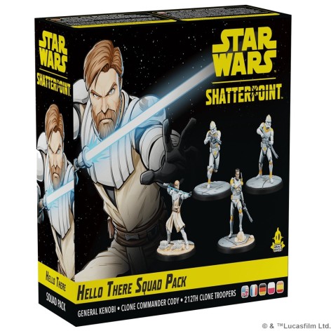 Star Wars Shatterpoint: Hello There General Obi-Wan Kenobi Squad Pack (castellano) - expansión juego de mesa