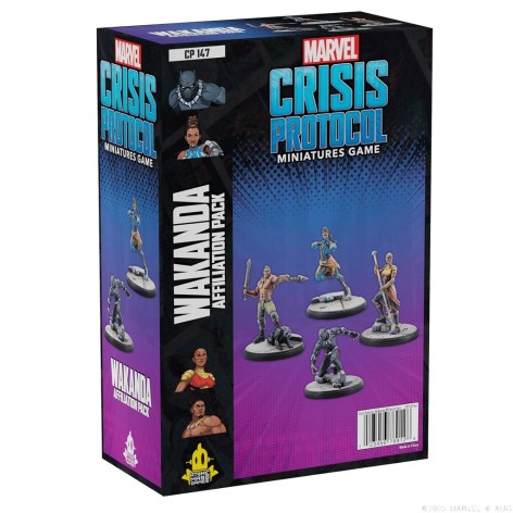 Marvel Crisis Protocol: Wakanda Affiliation Pack - juego de mesa