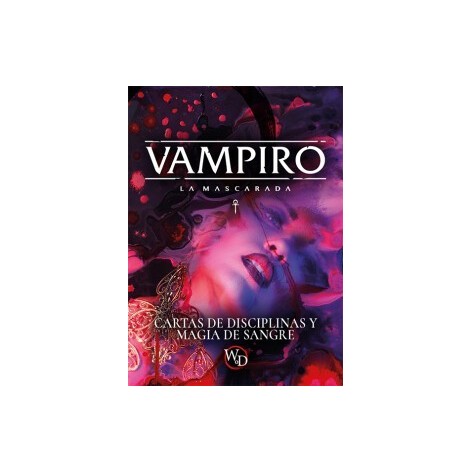 Vampiro: La Mascarada 5 edicion: Cartas de Disciplina y Magia de Sangre - suplemento de rol