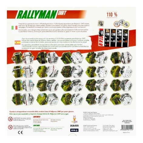 Rallyman DIRT - 110% (castellano) - expansión juego de mesa