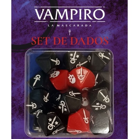 Vampiro: La Mascarada 5 edicion: Set de Dados - accesorio juego de rol