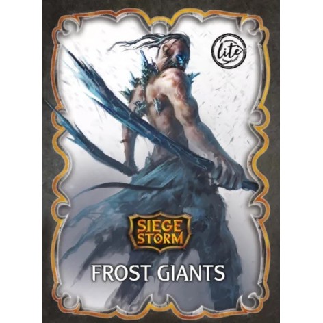 Siege Storm: Frost Giants (castellano) - expansión juego de cartas
