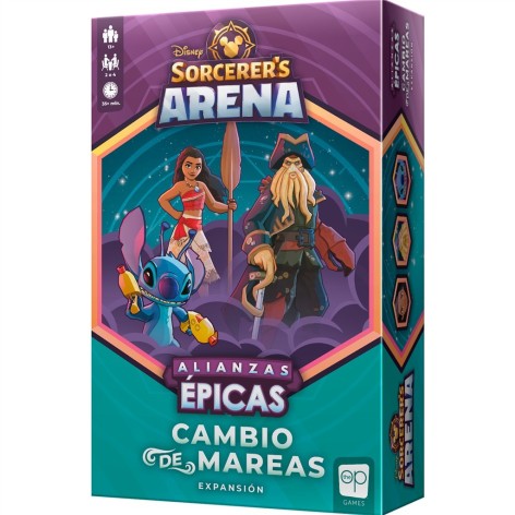 Disney Sorcerers Arena Alianzas Epicas: Cambio de Mareas - expansión juego de mesa