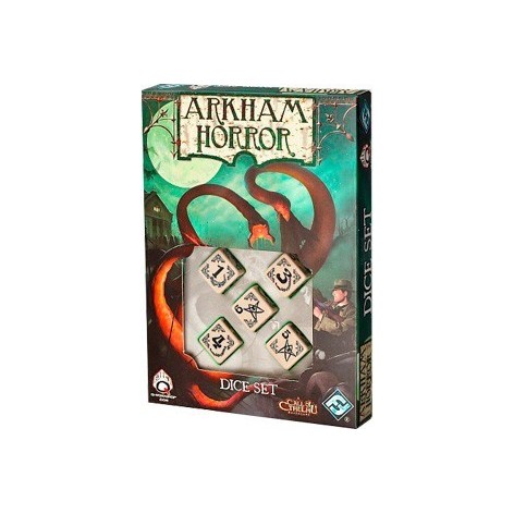 Set de dados Arkham Horror - Color Hueso