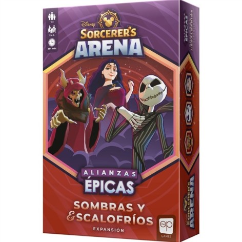 Disney Sorcerers Arena Alianzas Epicas: Sombras y Escalofrios - expansión juego de mesa
