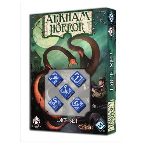 Set de dados Arkham Horror - Color Azul