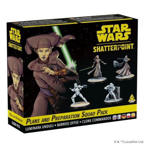 Star Wars Shatterpoint: General Luminara Unduli Squad Pack (castellano) - expansión juego de mesa