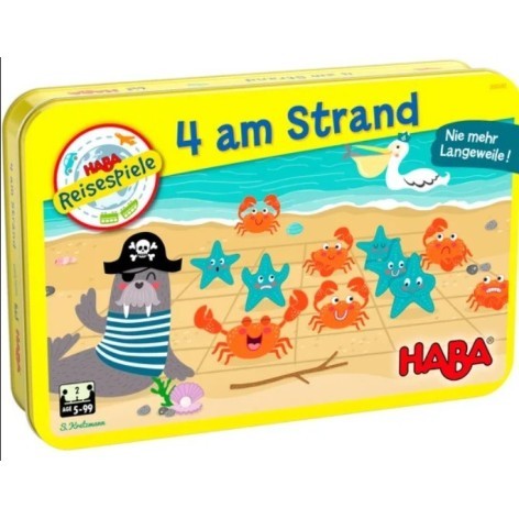 4 en Playa - juego de mesa para niños