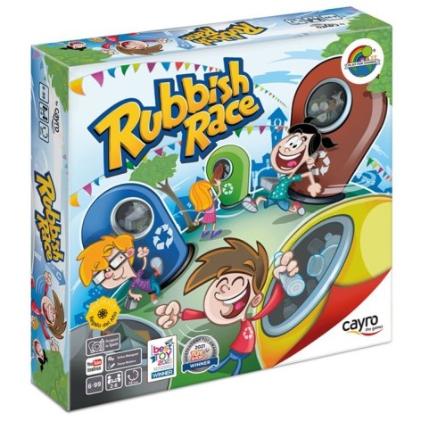 Rubbish Race - juego de mesa para niños 
