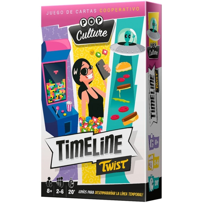 Timeline Twist Pop Culture Gioco Di Carte – Sfida A Squadre Per Indovinare Eventi