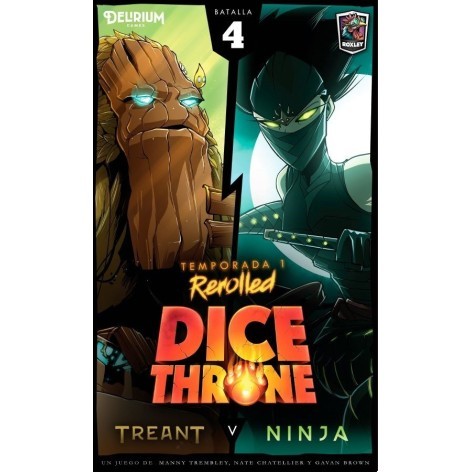 Dice Throne Temporada 1 Rerolled: Ninja vs Treant (castellano)