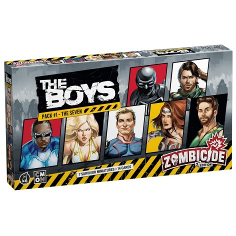 Zombicide Segunda Edicion: The Boys Pack 1: The Seven (castellano) - expansión juego de mesa